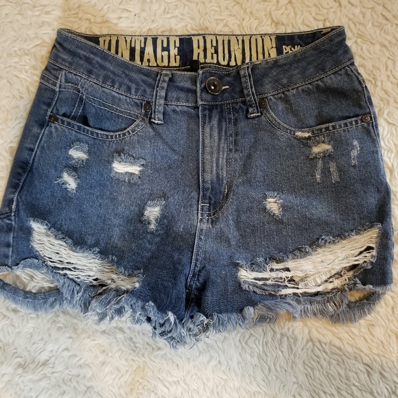 Vintage Reunion Women Jeans Shorts - Picture 5 of 5